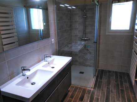 réalisation salle de bain